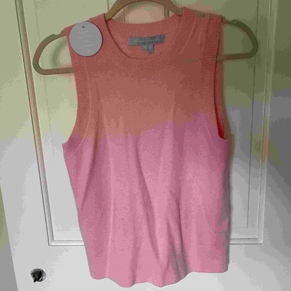 Hill House Audrey Sweater Shell | Pink Merino Wool